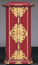 仏壇 仏具 厨子型仏壇 木製木瓜厨子(黒塗り)10寸