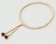 数珠：念珠 女性用 星月菩提樹8寸天台宗用(共仕立凡天房)