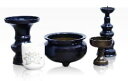 【小型仏壇用】 仏具セット 黒光色 2.5寸