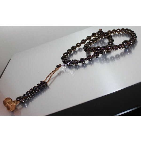 仏具数珠茶水晶浄土宗用男性用