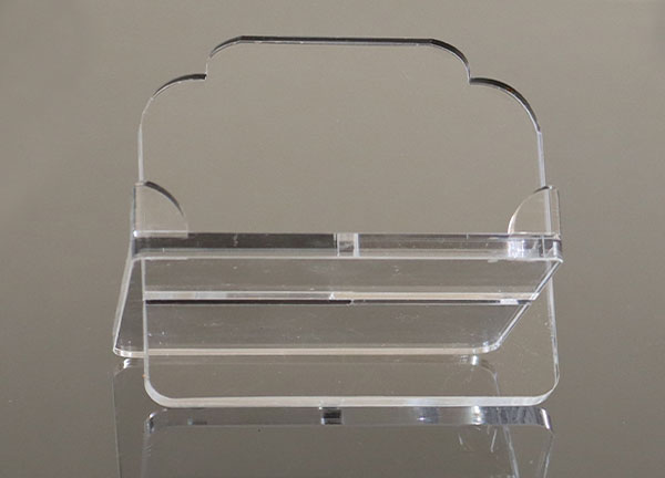 見台 過去帳台 モダン低見台 簡単組み立て式 クリア ブラック 仏具 2.6寸