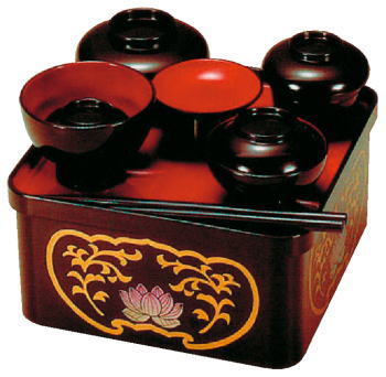 仏具 仏膳椀 PC収納仏膳 5.5寸　黒内朱