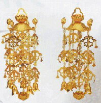 ようらく 真鍮 小 1対