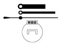 クラフトクロック　時計針　SH−21