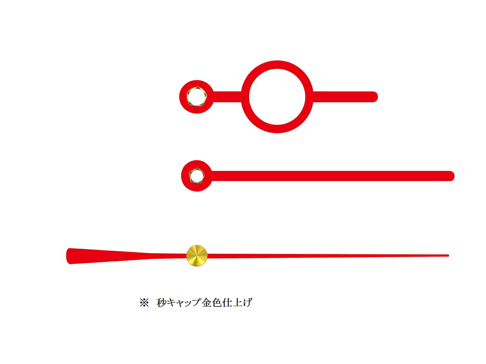 クラフトクロック　時計針　SH−23