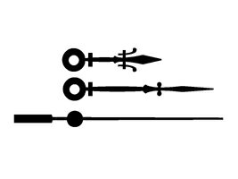 クラフトクロック　時計針　SH−34