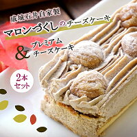  成城石井自家製 マロンづくしのチーズケーキとプレミアムチーズケーキの2本セット