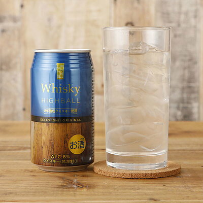 【訳あり】成城石井オリジナル 8年熟成ウイスキーのウイスキーハイボール 350ml×24本【ケース販売】賞味期限：2025年1月20日のサムネイル