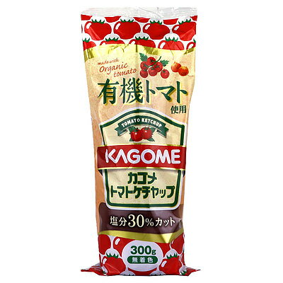 カゴメ 有機トマト使用ケチャップ 300g×3個