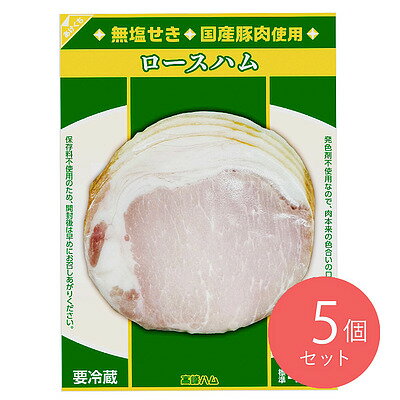 高崎ハム 無塩せきロースハム 57g×5個