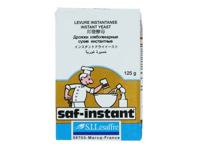 【商品について】 イースト臭が気にならず、本来の発酵臭が得られる。リッチな生地用インスタントイースト。冷凍生地にも安定した効果を発揮する。商品説明一般名称 インスタントドライイースト内容量 125g原材料 乾燥酵母、ソルビタン脂肪酸エステル、ビタミンC保存方法 冷暗所で保管賞味期限 商品発送時：180日以上原産国フランス特徴イースト臭が気にならず、本来の発酵臭が得られる。リッチな生地用インスタントイースト。冷凍生地にも安定した効果を発揮する。輸入者日仏商事株式会社所在地 兵庫県神戸市中央区御幸通5-2-7　