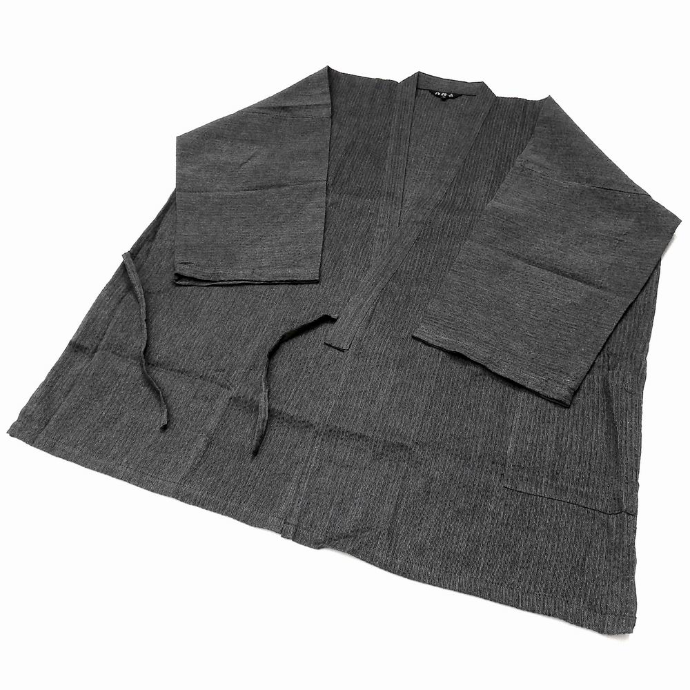 【おまかせ便で送料無料】作務衣男性大きいサイズ天然素材綿100%サラッと涼感しじら織り作務衣さむえさむい23060