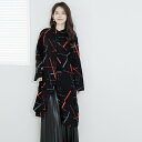 L-LL TRUBE ロングシャツ ロングシャツワンピース シャツ チュニック レディース 長袖 aライン 大きいサイズ ロングシャツワンピ C37-191