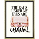 ピンクバッグクオートL ブランドキャンバスアート アマンダグリーンウッド シャネル CHANEL スタイリッシュアート アート 絵 絵画 おしゃれ キレイ リビ...