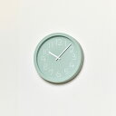 CHALK(チョーク) グリーン 掛け時計 レムノス タカタレムノス デザインクロック 掛け時計 掛時計 置き時計 電波時計
