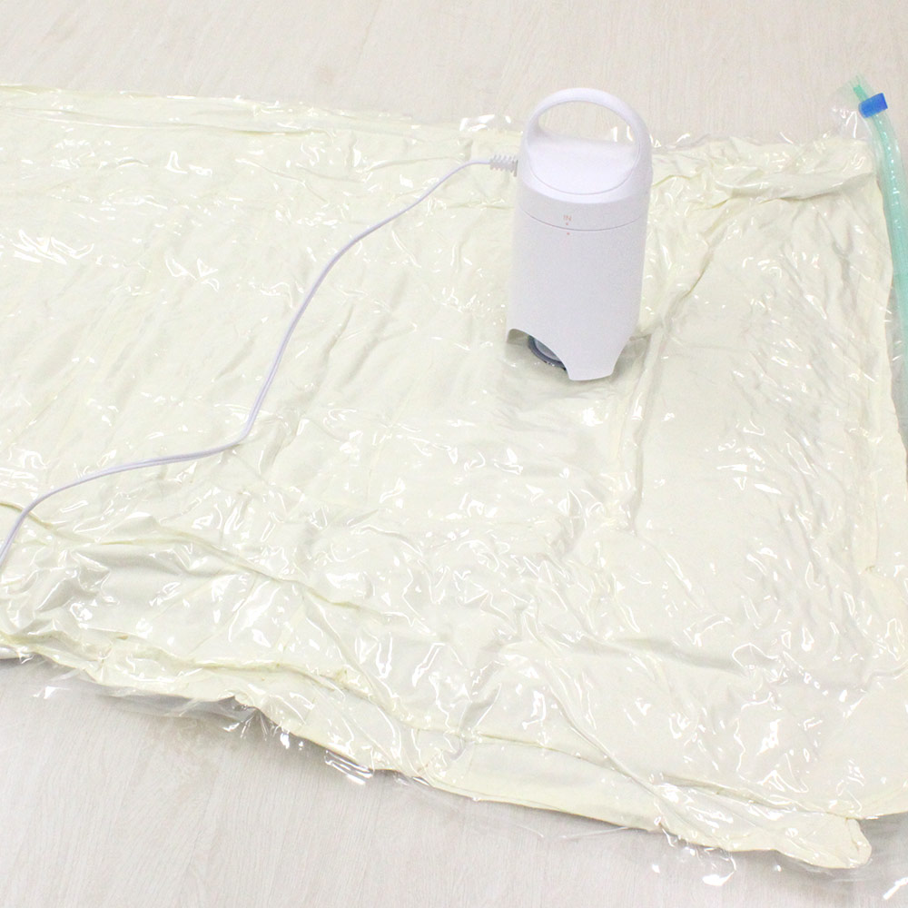 電動ポンプ エアッシュ 専用バルブ式圧縮袋 6枚 セット | 収納 布団 押入れ 布団圧...