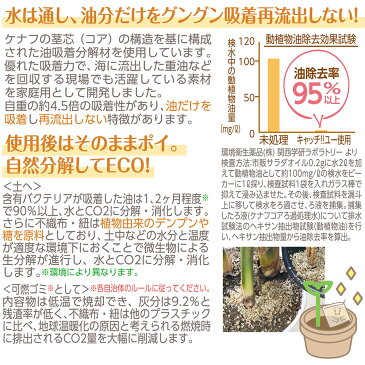 油処理剤 キャッチ!!油 単品 | オイルポット フライパン 日本製 油 処理 固める 油処理 油固め 吸着 廃油 ケナフ キャッチユー 油処理用品 廃油処理剤