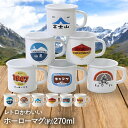 アウトレット ホーロー レトロマグ 7cm | ホーロー レトロ 琺瑯 キャンプ アウトドア マグカップ マグ カップ 270ml バーベキュー bbq camp コップ 黒 コーヒー スープ 珈琲 おしゃれ かわいい