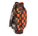 TAM!GOLF チェック柄キャディバッグ カートタイプ 9インチ