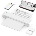 HPRT A4モバイルプリンター MT866 セット サーマル プリンタ 小型 ミニ ポータブル モノクロ インクレス コンパクト ビジネス アウトドア 出張 ホーム