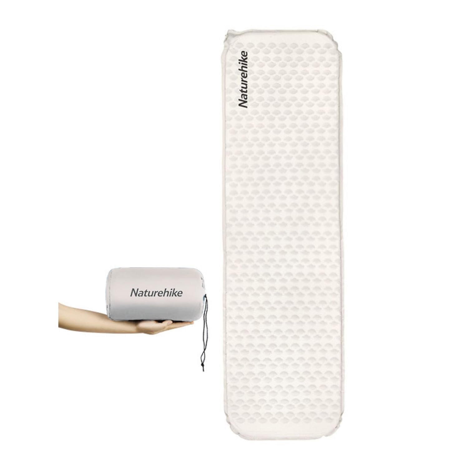 Naturehike【R2.1】エアーマット 自動膨張 超軽量490g 厚手 防水防潮 通気性 汗が溜まらない 両方向バルブ よい寝心地 肌に優しい ソフト 四季使用可能 夏用 収納袋付き コンパクト 携帯便利 ミイラ型 方型 キャンプ用 登山 徒歩 アウ