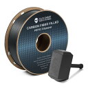 SainSmart カーボンファイバー PETG フィラメント 1.75mm 3D 印刷フィラメント 剛性 軽量 耐熱性 耐摩耗性 ほとんどの FDM 3D プリンター用 寸法精度 /-0.04mm 1KG (2.2lbs) スプール ブラック