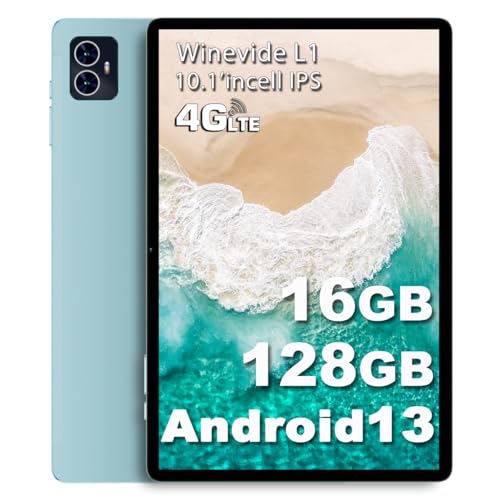 TECLAST M50HD 10インチ タブレット 16GB LPDDR4 (8+8拡張)+128GB ROM+1TB 拡張Android 13タブレットPC 8コアCPU T606 4G LTE SIMフリー 解像度1920*1200 FHD incel