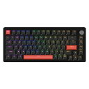 DrunkDeer A75 ラピッドトリガー キーボード メカニカル ゲーミング用 磁気スイッチ PBTキーキャップ ダブルショット 82キー OEMプロファイル