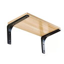 Juangfia 棚受け金具 L字 ステンレス製 ブラケット 耐荷重50KG 2本入