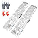 生活応援ショップ 楽天市場店で買える「LIEKUMM バイク スロープ 2本 長さ120cm 耐荷重600kg スチール製 バイク ラダーレール 滑り止め 耐久 ATV四輪バギー 草刈り機 農機具用 貨物運搬 軽トラ トレーラーへ積載用 ラダーレール」の画像です。価格は14,940円になります。