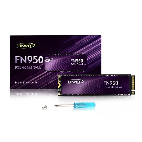 Fikwot FN950 1TB SSD M.2 2280 PCIe Gen4 x4 NVMe 1.4 ¢SSD եѥƥå...