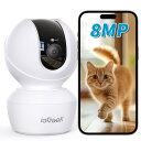 【5Gwifi対応・最新800万画素】ペットカメラ iphone対応 見守りカメラ ieGeek ネットワークカメラ 室内防犯 24時間録画 PTZ搭載首振り 自動追跡 2.4G/5Gwifi両方対応 赤外線暗視 双方向通話 人体検知通知 Alexa メモ
