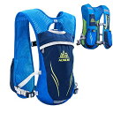 TRIWONDER ランニングバッグ 5.5L マラソンリュック ハイドレーションリュック サイクリングリュック 登山 ジョギング トレイルランニング 自転車バックパック (ブルー)