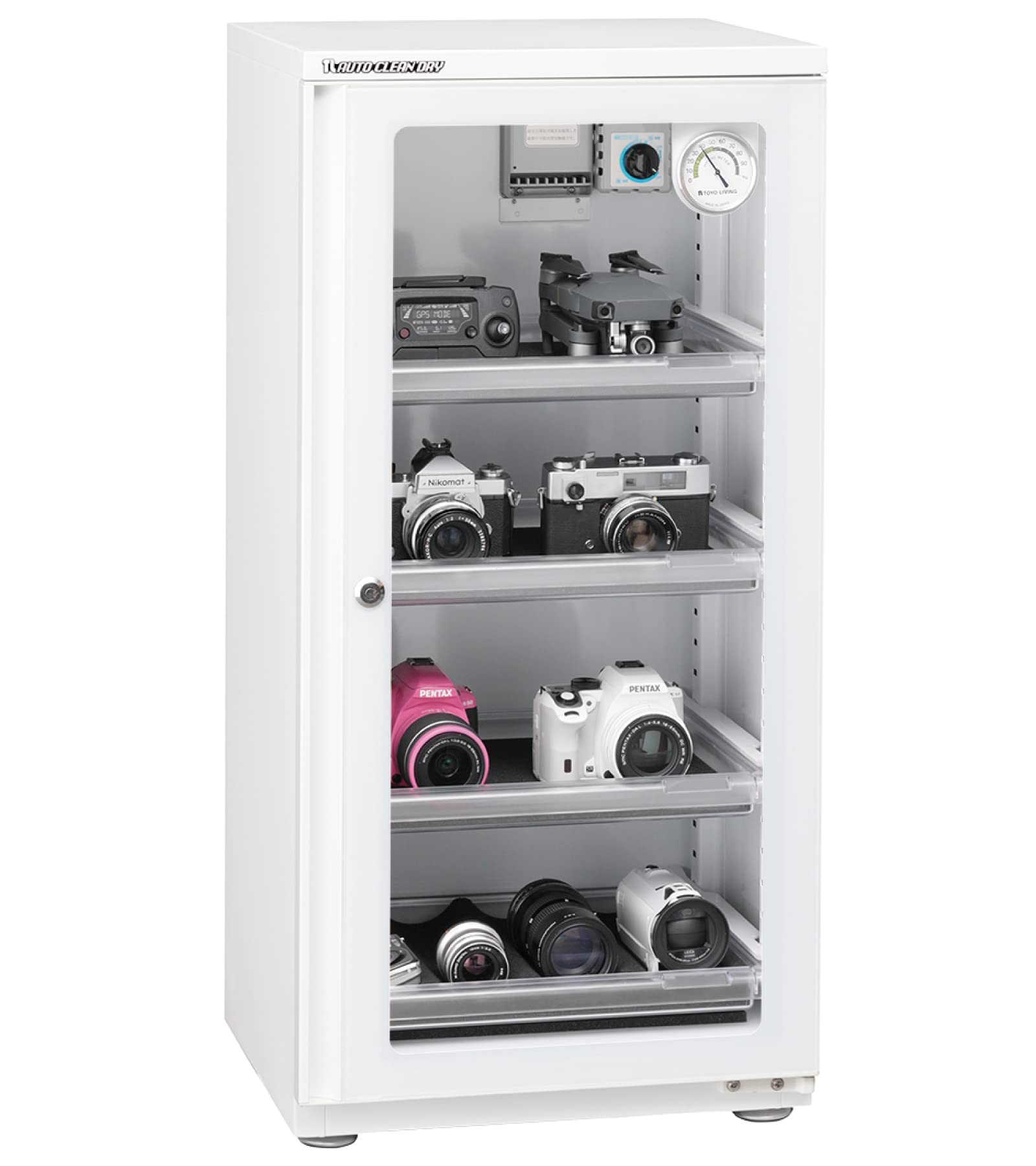 東洋リビング 防湿庫 ED-120CA2(W) 【オートクリーンドライ】