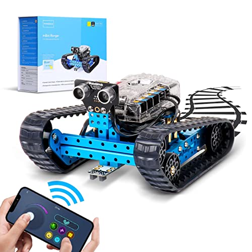 Makeblock mBot Ranger プログラミング ロボット 3-in-1 組み立て ロボットキット プログラミング ラジコン プログラミングおもちゃ STEM教育 ScratchとArduino C プログラミング APP制御 ビルディングブロッ