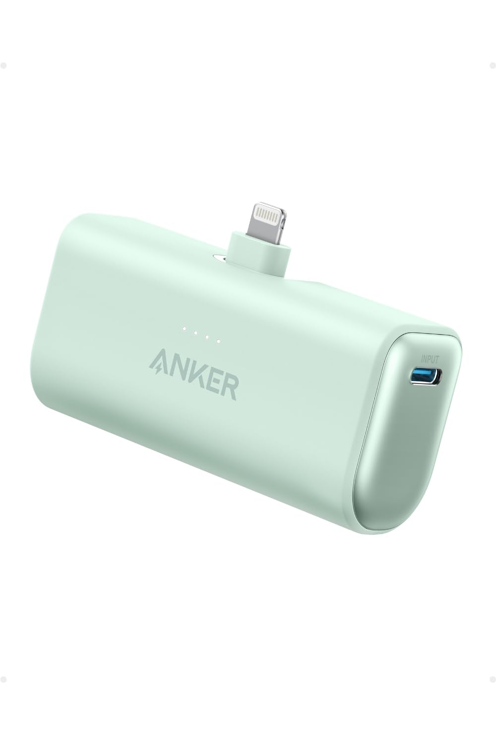 Anker Nano Power Bank (12W, Built-In Lightning Connector) (モバイルバッテリー 5000mAh 小型コンパクト)【MFi認証済/PowerIQ搭載/ライトニング端子一体型】 iPhone 14 /