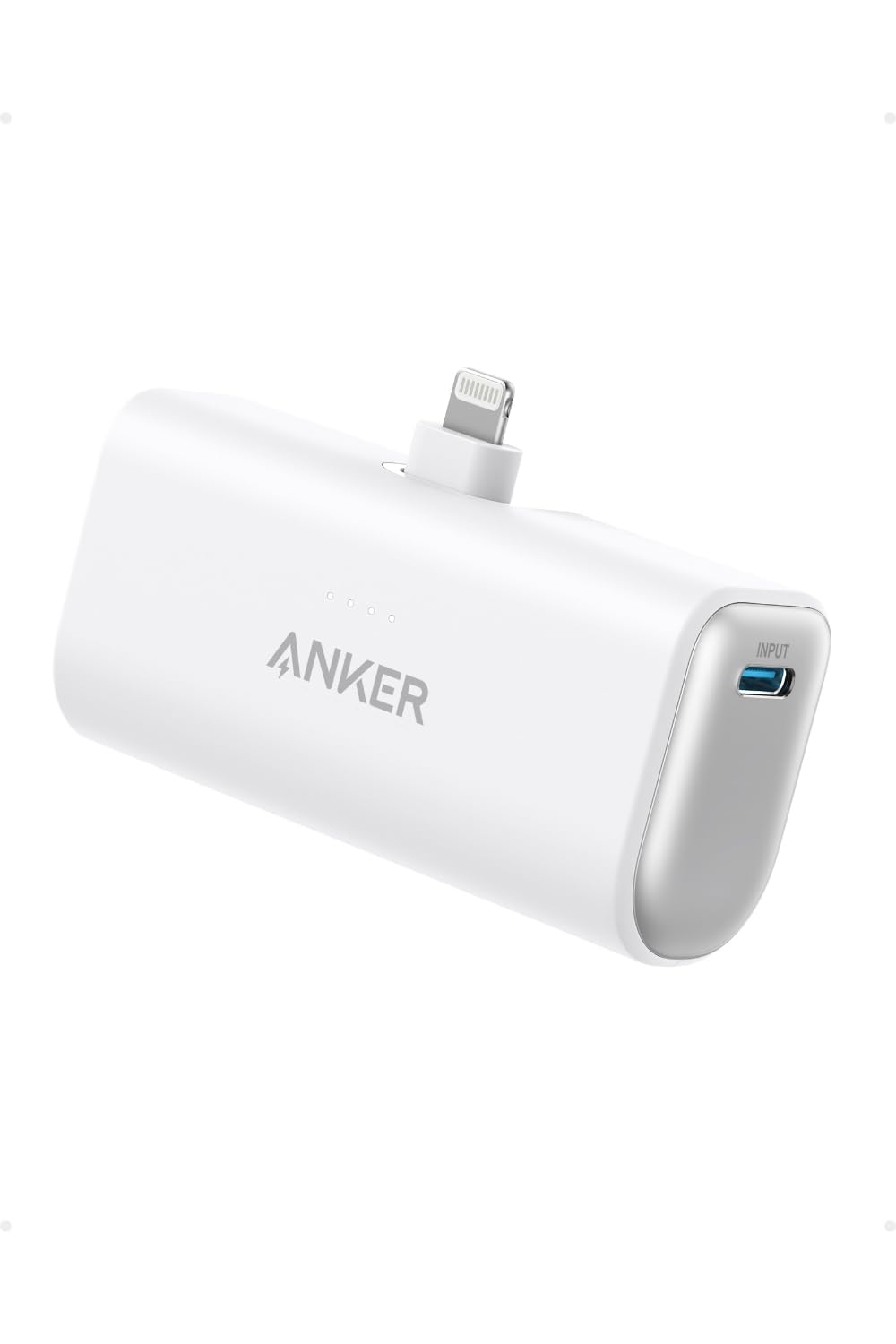 Anker Nano Power Bank (12W, Built-In Lightning Connector) (モバイルバッテリー 5000mAh 小型コンパクト)【MFi認証済/PowerIQ搭載/ライトニング端子一体型】 iPhone 14 /