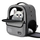Pecute ペキュート ペット キャリーバッグ リュック キャリー 拡張可能 猫トンネル付 2WAY 猫 ウサギ 小型犬 小動物用 通気性 脱歩防止 持ち運びやすい ドライブ 旅行 通院 防災用