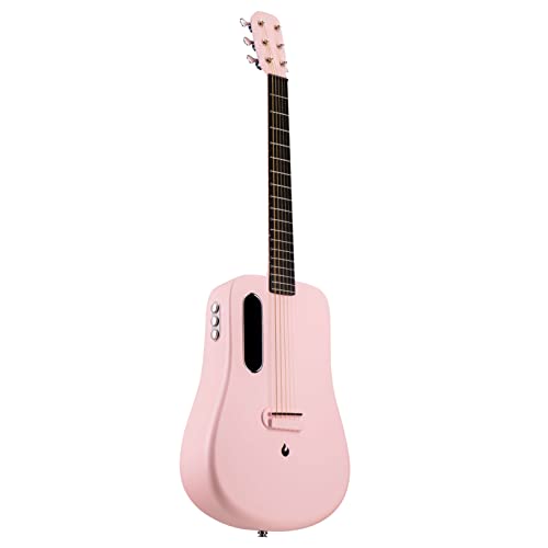 LAVA ME 2 アコースティック・エレクトリック カーボンファイバー ギター エフェクト付き、スーパー AirSonic 36インチ ピンク