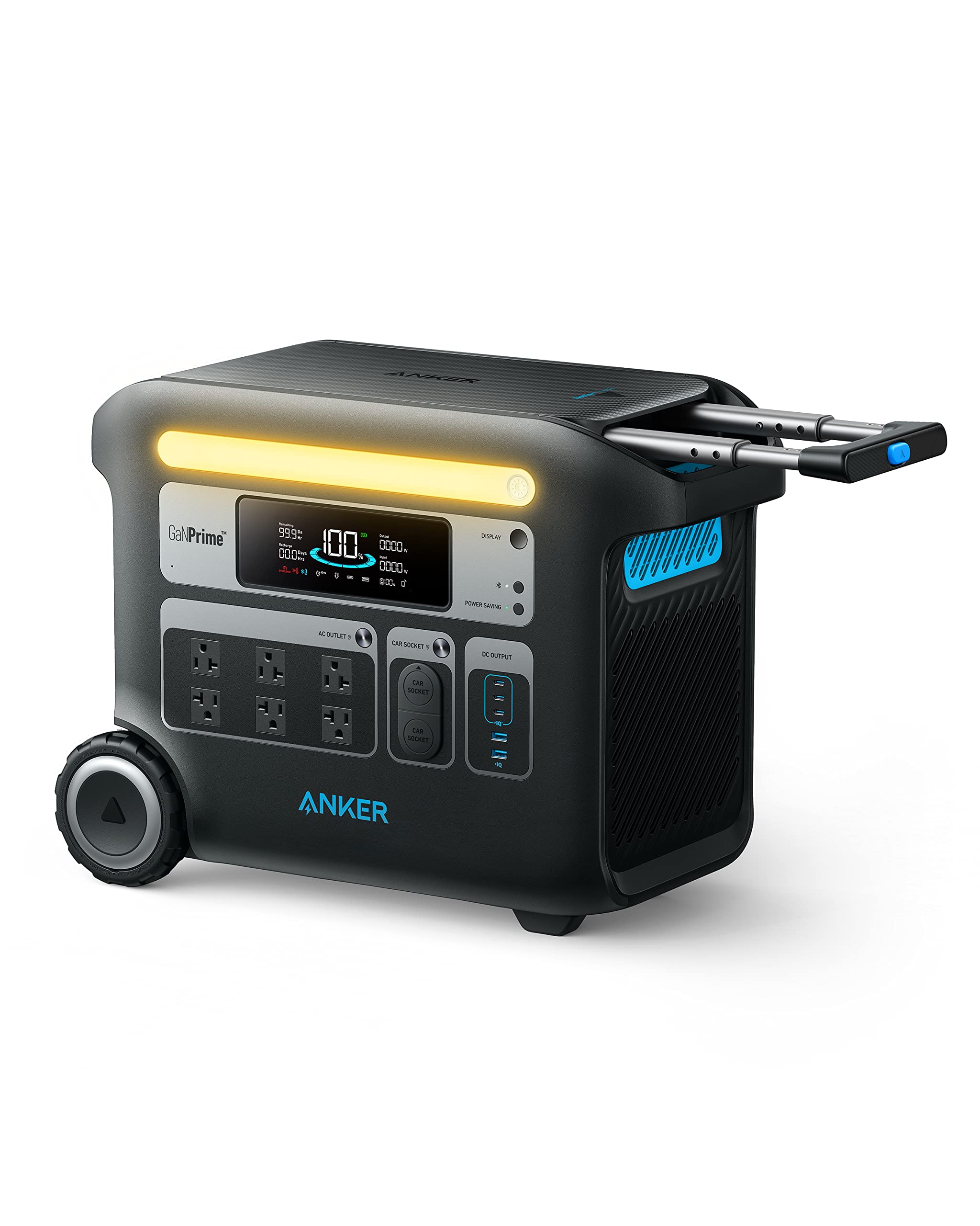 Anker 767 Portable Power Station (GaNPrime PowerHouse 2048Wh) Solix F2000 ポータブル電源 大容量 次世代半導体GaN搭載 2時間 満充電 高出力AC(定格2000W / 瞬間最大24