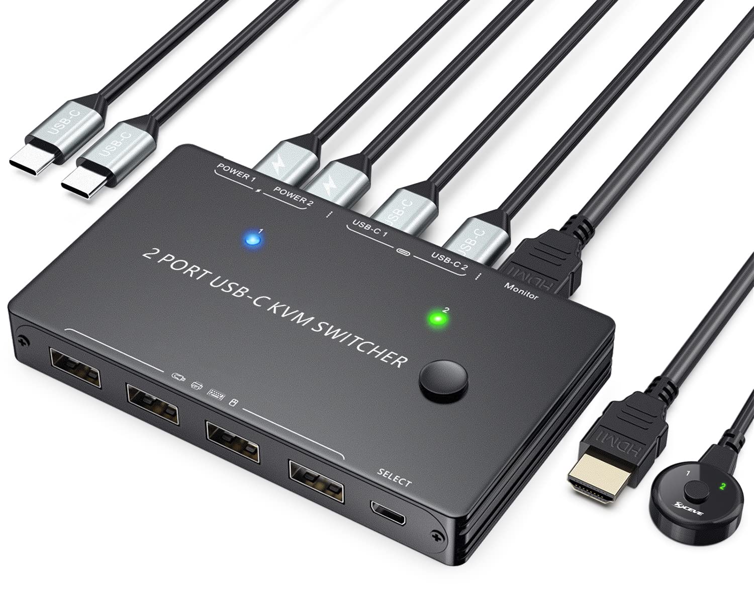 y!!! Vf 14% !! zUSB-C to HDMIؑ֊A2|[gKVM Type-CXCb`[{bNXT|[g4K@60Hz 2PC1gL[{[h}EXƃj^[LA100W PD}[d