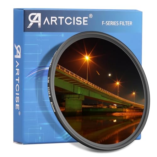 ARTCISE クロスフィルター 8本線 67mm 星光効果Filter 光条 夜景撮影用 スターフィルター 一眼レフ ミ..