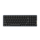 Lofree FLOW100 ロープロファイルメカニカルキーボード 英語配列 スペースグレイ 標準装備キースイッチ PHANTOM(タクタイル) 技適認証取得