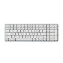 Lofree FLOW100 ロープロファイルメカニカルキーボード 英語配列 シルバーホワイト 標準装備キースイッチ GHOST(リニア) 技適認証取得