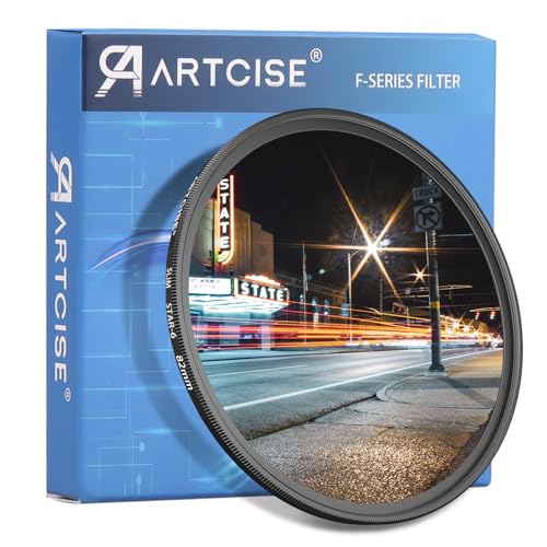 ARTCISE クロスフィルター 6本線 67mm 星光効果 Filter 光条 夜景撮影用 スターフィルター 一眼レフ ミ..