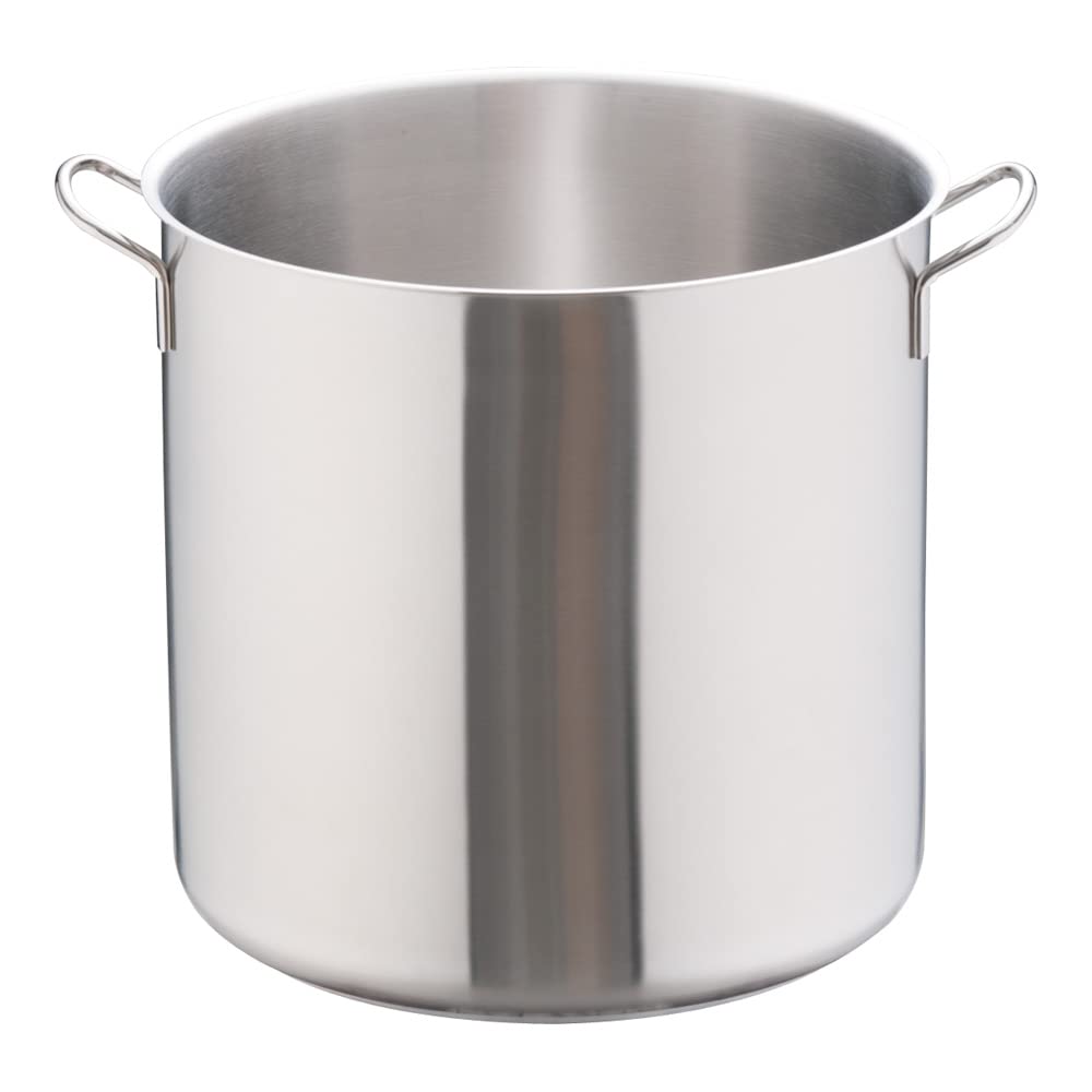 遠藤商事 業務用 (ムラノ) インダクション 寸胴鍋 45cm IH対応 (蓋無) 18-8ステンレス AZV7708