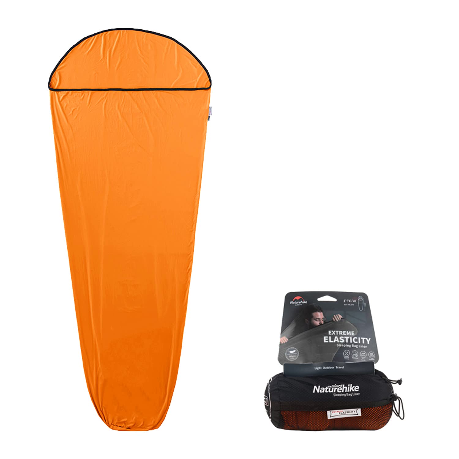 Naturehike インナーシーツ シュラフ トラベルシーツ シュラフライナー 超軽量 コンパクト 高い弾性 肌..