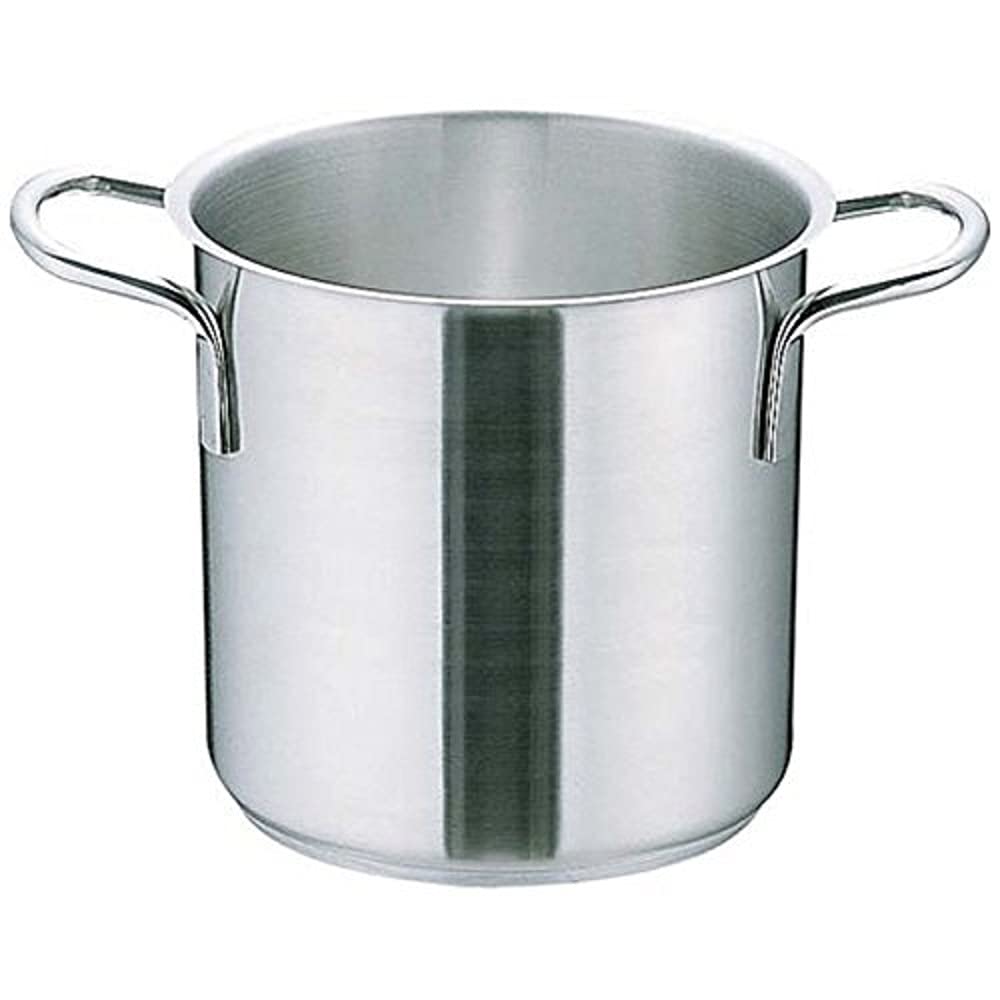 遠藤商事 TKG 寸胴鍋 20cm ステンレス製で錆びにくく丈夫で衛生的 IH対応 熱伝導率の高いアルミニウムをサンドした三層底でスピード調理 外径×深さ(mm)218×180板厚(mm)0.8 底径(mm)178 質量(kg)1.74 ムラノ インダクシ