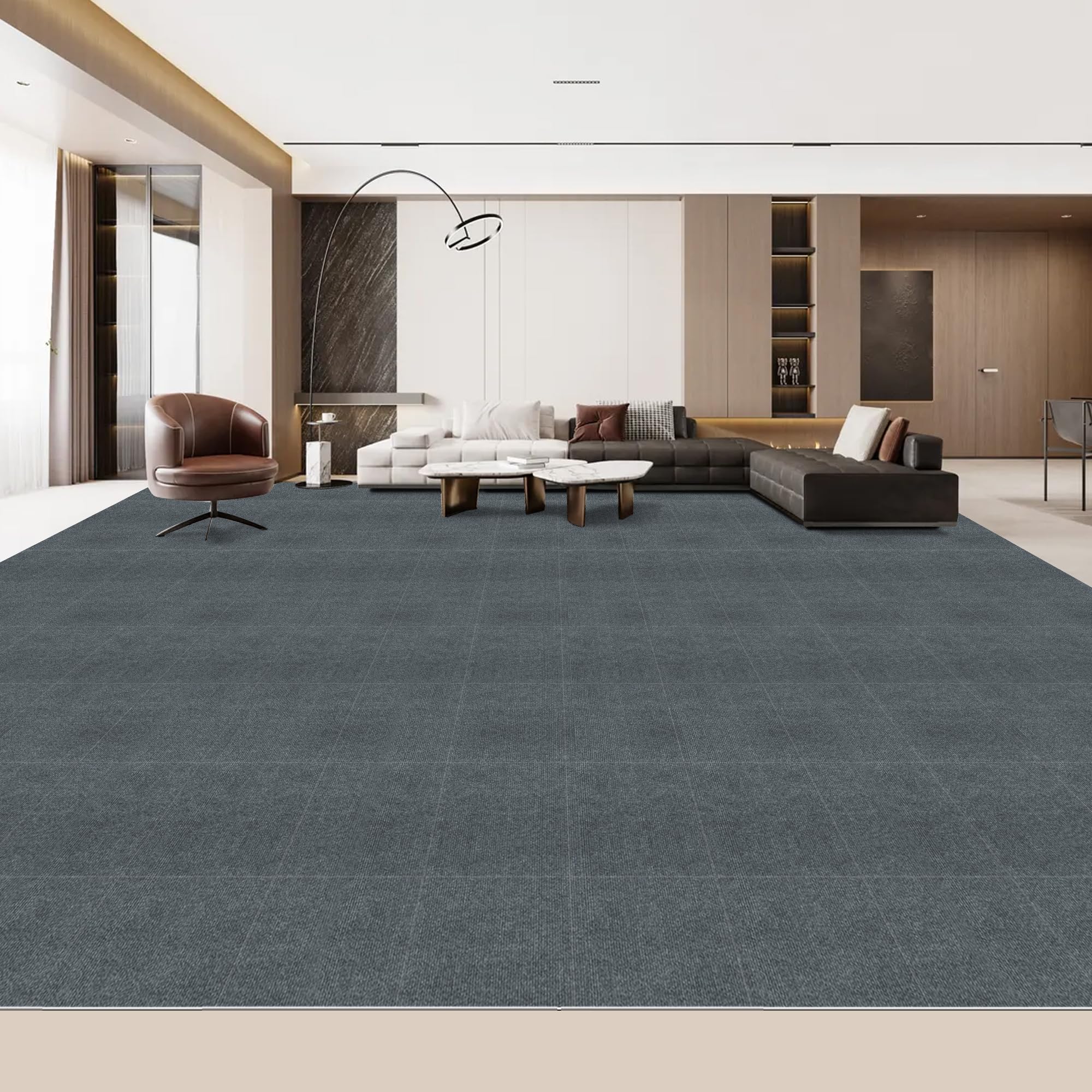 【 限定ブランド】XIWEIYI ジョイントマット 大判タイルカーペット 吸着マット タイルマット【30*30*0.4cm10枚】 防音保温 床暖房にも対応 防音シート 洗える ペット/子供/高齢者の滑り止め対策 手入れ簡単 設置簡単 DIY可能 玄関、廊