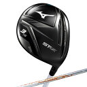 MIZUNO(ミズノ) ゴルフクラブ ST-X 220 チタンフェアウエーウッド メンズ 右利き用 【カタログ純正シャフト装着モデル】 20 PLATINUM MFUSION F カーボンシャフト 番手/3番 ロフト角/15度 フレックス/PLATINUM